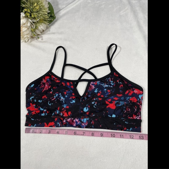 NEW Z By Zella Origami Triangle Sports Bra MED - Picture 3 of 11